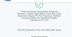 Lolos BSU Tapi Belum Dapat Uang? Begini Prosedur Pencairan Resmi dari Kemnaker (Sumber: bsu.bpjsketenagakerjaan.go.id)