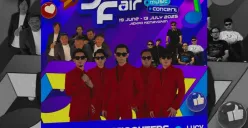 Poster deretan artis pengisi konser Jakarta Fair 2025 hari ini, Rabu, 25 Juni 2025. (Sumber: Instagram/@jakartafairid)