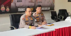 Kabid Humas Polda Metro Jaya, Kombes Pol Ade Ary Syam Indradi, saat menyampaikan keterangan pers di Polda Metro Jaya, Jakarta Selatan, Kamis, 26 Juni 2025. (Sumber: POSKOTA | Foto: Ali Mansur)