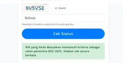 Ilustrasi cara cek validasi NIK KTP penerima BSU 2025 di laman bsu.kemnaker.go.id. (Sumber: Kemnaker)