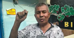 Zulkarnain, salah seorang korban kebakaran di permukiman padat penduduk, Kwitang, Jakarta Pusat. (Sumber: POSKOTA | Foto: M Tegar Jihad)