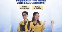 Pengumuman kelulusan Jalur Mandiri Unsoed 2025 sudah tersedia! Ketahui cara cek hasil seleksi gelombang 1, syarat registrasi ulang, dan jadwal gelombang berikutnya. (Sumber: Instagram/@unsoedofficial_1963)