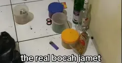 Viral sekumpulan bocah perempuan diduga pesta minuman keras di dalam kosan. (Sumber: TikTok/@rrnfgt)