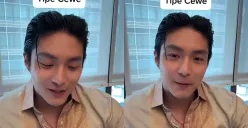 Tipe wanita yang disukai Giorgio Antonio. (Sumber: TikTok/@wethesibs.official)