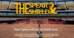 Poster pengumuman pemain baru Persib Bandung yang akan berlangsung di bioskop dengan tajuk 'The Spear & The Shield. (Sumber: Persib)