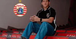 Striker baru Persija Jakarta, Eksel Runtukahu optimis bersama klub barunya, usung target juara Liga 1 2025/2026. (Sumber: Instagram/@persija)