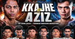 Jadwal dan daftar petarung Byon Combat 5. (Sumber: Vidio)