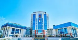 Potrait gedung Universitas Negeri Surabaya (Unesa). (Sumber: Doc. Universitas Negeri Surabaya)