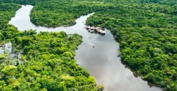 Potret Hutan Amazon yang dibanjir rating 1 oleh warganet Indonesia. (Sumber: Google Maps)