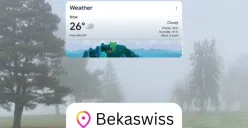 Viral unggahan fenomena alam yang menjadikan Bekasi berkabut sehingga dijuluki 'Bekaswiss'. (Sumber: X/@txtdrbekasi)