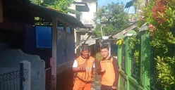 Genangan di kawasan Cawang, Jakarta Timur. (Sumber: Dok. BPBD Jakarta)