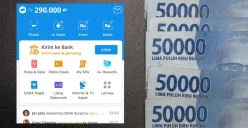 Klaim saldo DANA gratis Rp290.00 yang auto ditransfer ke dompet elektronik. (Sumber: Poskota/Audie Salsabila)