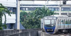 Ilustrasi MRT Jakarta. (Sumber: Poskota/Bilal Nugraha Ginanjar)