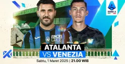 Info live streaming Atalanta vs Venezia. (Sumber: Vidio)