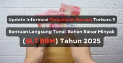 Update informasi terkait penyaluran program subsidi bansos BLT BBM 2025. (Sumber: Poskota/Aldi Harlanda Irawan)