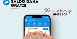 Klaim saldo DANA gratis Rp150.000 dari link DANA Kaget, Senin, 3 Maret 2025. (Sumber: Poskota/Della Amelia)