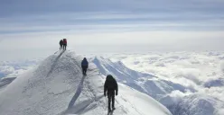 Puncak Jaya, Papua: Salah satu puncak tertinggi di dunia yang menawarkan tantangan ekstrem bagi para pendaki. (Sumber: Pinterest)