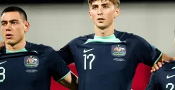 Hayden Matthews (17) dipastikan absen di laga Timnas Australia vs Indonesia pada kualifikasi Piala Dunia 2026 Zona Asia. (Sumber: socceroos.com.au)