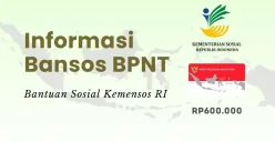 Informasi pencairan dana bansos BPNT Rp600.000 bagi para penerima. (Sumber: Poskota/Della Amelia)