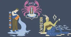 Ramalan zodiak Capricorn, Aquarius, dan Cancer besok 4 Maret 2025. (Canva)