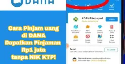 Cara pinjam saldo dana tanpa minta saldo  (Sumber: Poskota/Arip Apandi)