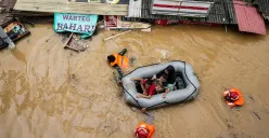 Ilustrasi banjir. (Sumber: Poskota/Bilal Nugraha Ginanjar)
