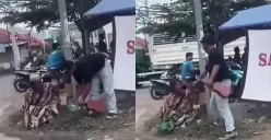 Aksi pengamen di Kendal merampas uang hingga menendang kepada kakek pengemis. (Sumber: Tangkap Layar Instagram/@fakta.indo)