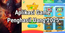 Ilustrasi aplikasi game penghasil uang 2025. (Sumber: Poskota/Dzikri)