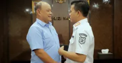 Bupati Bandung, Dadang Supriatna bertemu dengan Kepala BGN, Prof Dadan Hindayana. (Sumber: Dok. Pemkab Bandung)