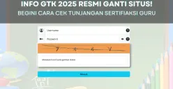 Info GTK 2025 telah resmi berganti alamat situs, begini cara cek tunjangan sertifikasi guru. (Sumber: Poskota/Aldi Harlanda Irawan)