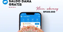 Klaim saldo DANA gratis Rp200.000 dari link DANA Kaget hari ini. (Sumber: Poskota/Della Amelia)