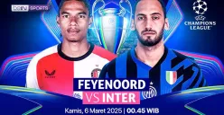 Link live streaming Feyenoord vs Inter Milan. (Sumber: Vidio)