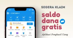 Cairkan saldo DANA gratis dari aplikasi penghasil uang. (Sumber: Poskota/Della Amelia)