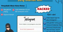 Ikuti cara mudah untuk mengembalikan lagi akun Instagram kena hack yang bisa dilakukan. (Sumber: Instagram/@diskominfokrwkab)