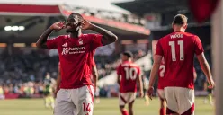 Hasil pertandingan Nottingham Forest vs Manchester City dimenangkan tuan rumah lewat gol Callum Hudson-Odoi. (Sumber: Instagram @officialnffc)