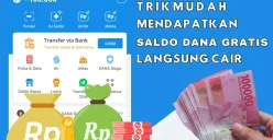 Trik mendapatkan saldo DANA gratis (Sumber: Poskota/Rivera Jesica Souisa)