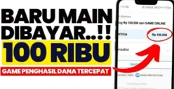 Nikmati rezeki akhir pekan dengan saldo DANA gratis senilai Rp100.000. Cuma main aplikasi penghasil uang ini, pendapatan langsung cair. (Sumber: YouTube/Kerah Kuning)