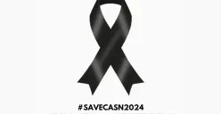 Simbol pita hitam dengan tagar Save CASN 2024 menggema sebagai bentuk penolakan terhadap kebijakan penundaan CASN dan PPPK 2024. (Sumber: X/@tias_siswanti)