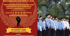 Warganet soroti kebijakan mendadak penundaan pengangkatan CPNS dan PPPK 2024, tagar SAVECASN2024 menggema di medsos. (Sumber: Istimewa)