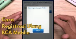 Ilustrasi registrasi ulang BCA mobile. (Sumber: Poskota/Adam Taqwa Ganefin)