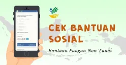 Informasi pengecekan bansos BPNT 2025. (Sumber: Poskota/Della Amelia)