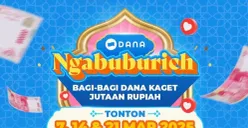 Saldo DANA kaget bisa didapatkan dari live streaming Ngabuburich (Sumber: Instagram/dana.id)