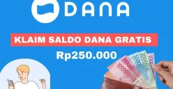 Klaim Saldo DANA Gratis Rp250 Ribu Setiap Hari dengan Cara Ini, Buruan Sebelum Kehabisan (Sumber: Poskota/Rivera Jesica Souisa)