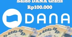 Cara dapat saldo DANA Gratis Rp100.000 melalui tautan khusus. (Sumber: Poskota/Syania Nurul Lita Baikuni)