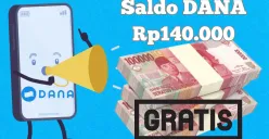 Tips mendapatkan imbalan saldo DANA Gratis Rp140.000. (Sumber: Poskota/Syania Nurul Lita Baikuni)