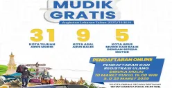 Anda memiliki kesempatan untuk pulang kampung gratis dari link mudik gratis kemenhub. (Sumber: Instagram: @kemenhub151)