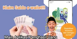 Dapat uang gratis dari main aplikasi penghasil uang di Play Store. (Sumber: Play Store|Freepik|edited Poskota)