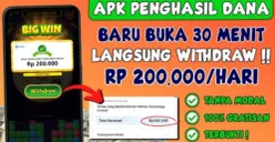 Langsung withdraw Rp200.000 dari aplikasi penghasil saldo DANA? Temukan caranya dan buktikan sendiri keuntungan yang bisa kamu dapatkan. (Sumber: YouTube/@BANG GAPTEK ID)