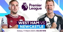 Link live streaming West Ham United vs Newcastle United. (Sumber: Vidio)