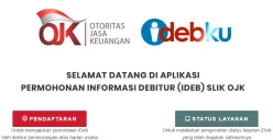 Cara cek SLIK OJK secara online melalui website resmi. (Sumber: idebku.ojk.go.id)